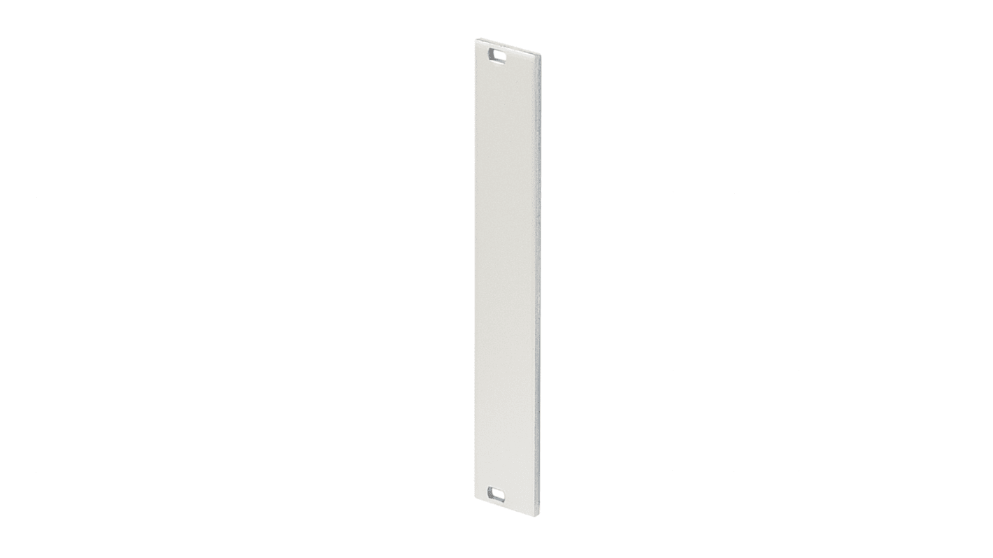 nVent-SCHROFF 30807 Series Aluminium Front Panel, 128.4 x 30.1mm