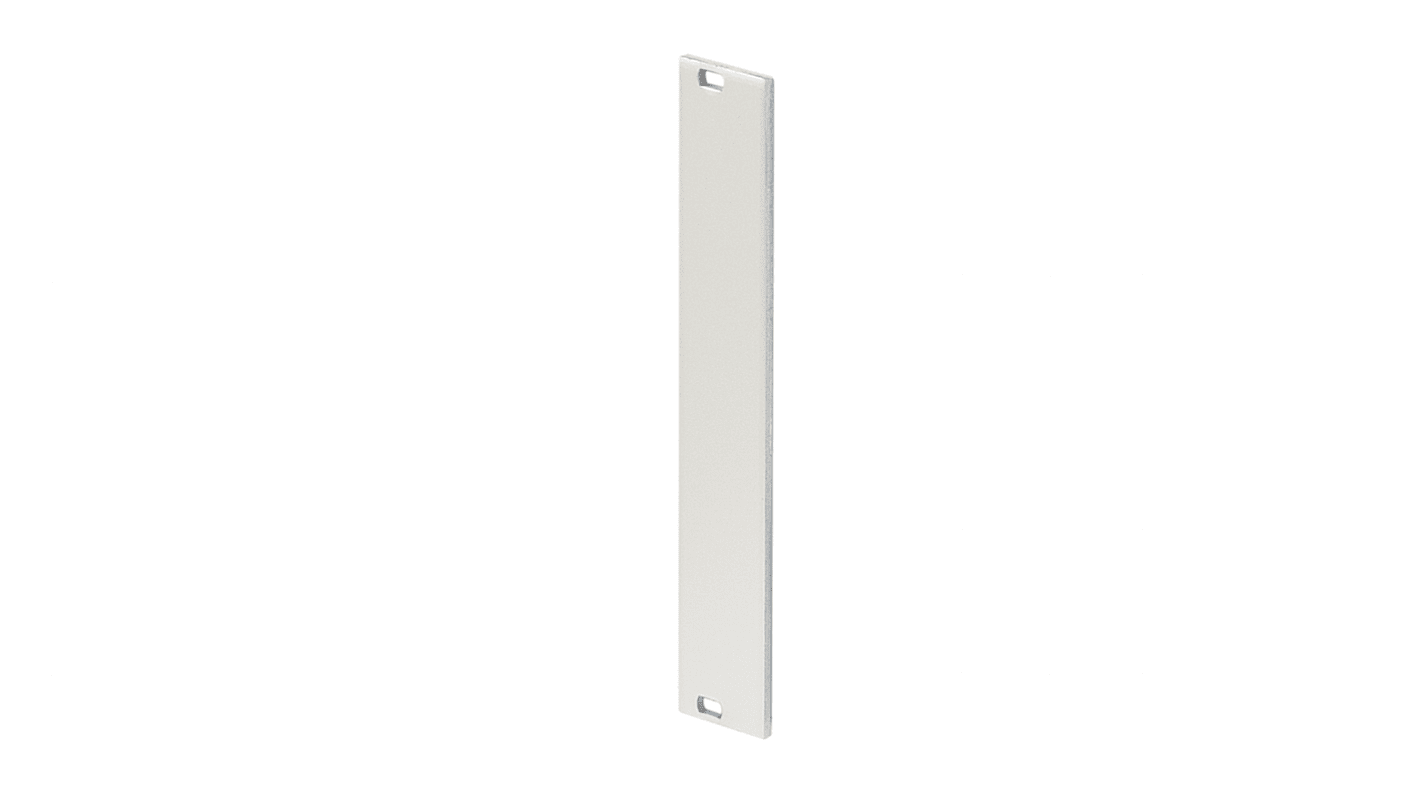 nVent-SCHROFF 30807 Series Aluminium Front Panel, 128.4 x 25mm