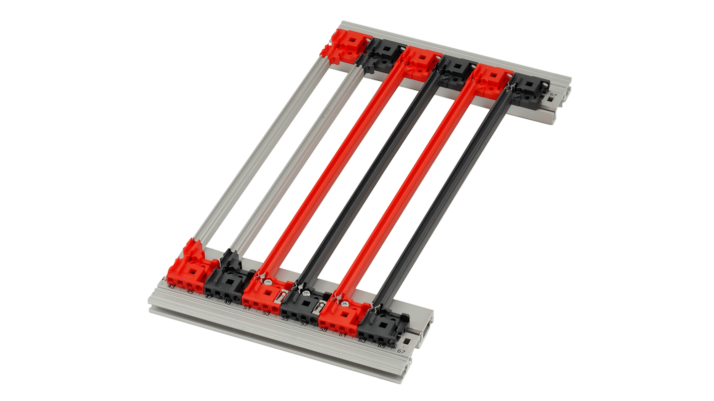 Rail pour rack nVent-SCHROFF en Polycarbonate, largeur 2.5mm