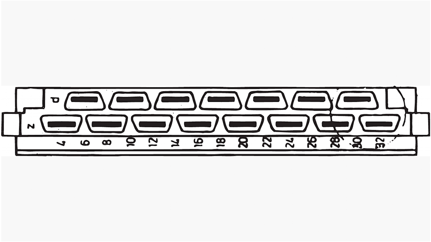 nVent-SCHROFF 69001 Series Connector for Use with Front Panels