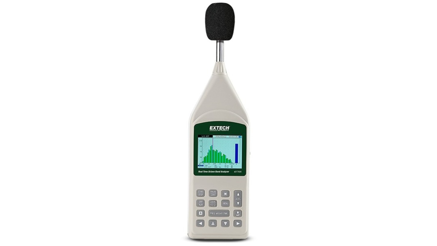 Calibrador de sonómetro Extech, frecuencia 10kHz, precisión ±1,5 dB