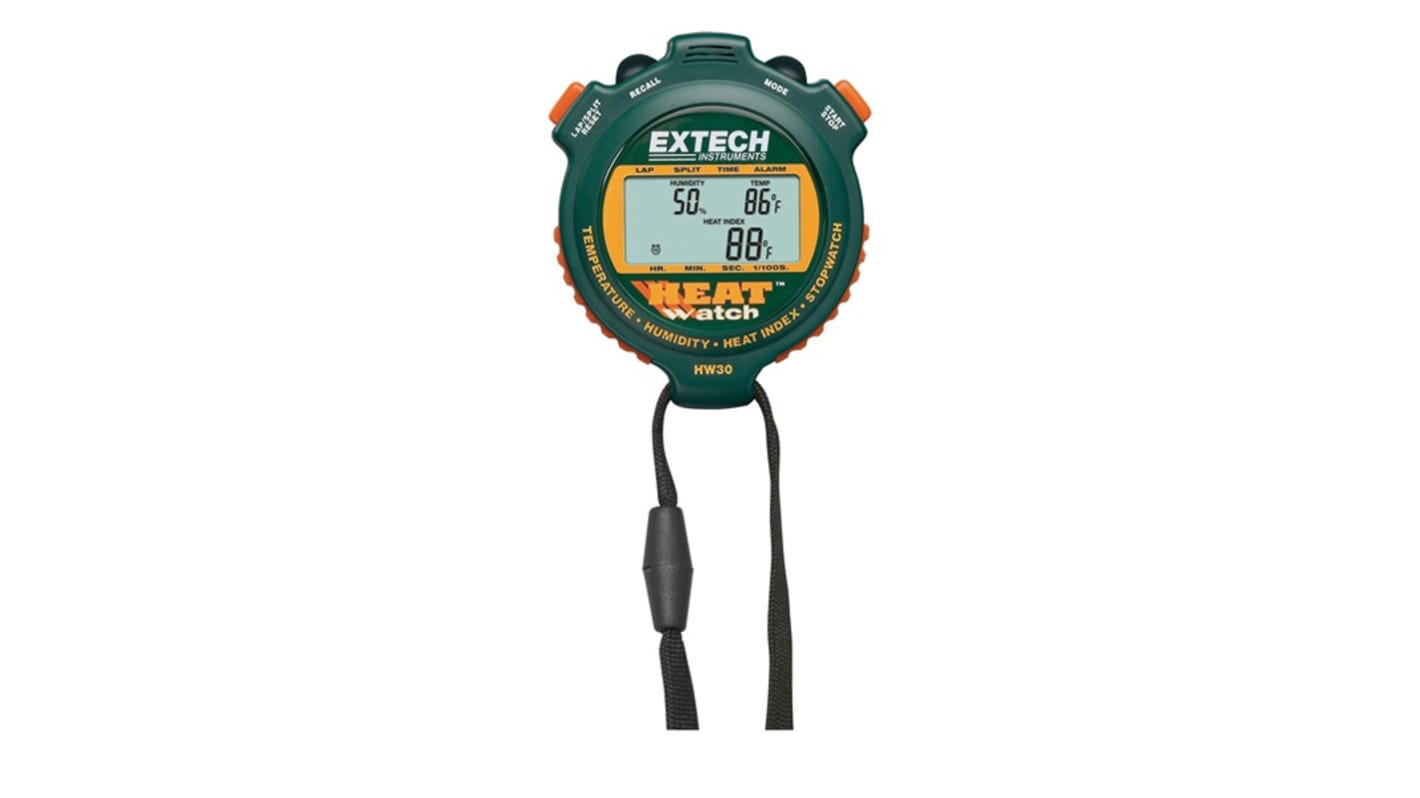 Extech Green Digital Pocket Stopwatch 9h 59min 59s