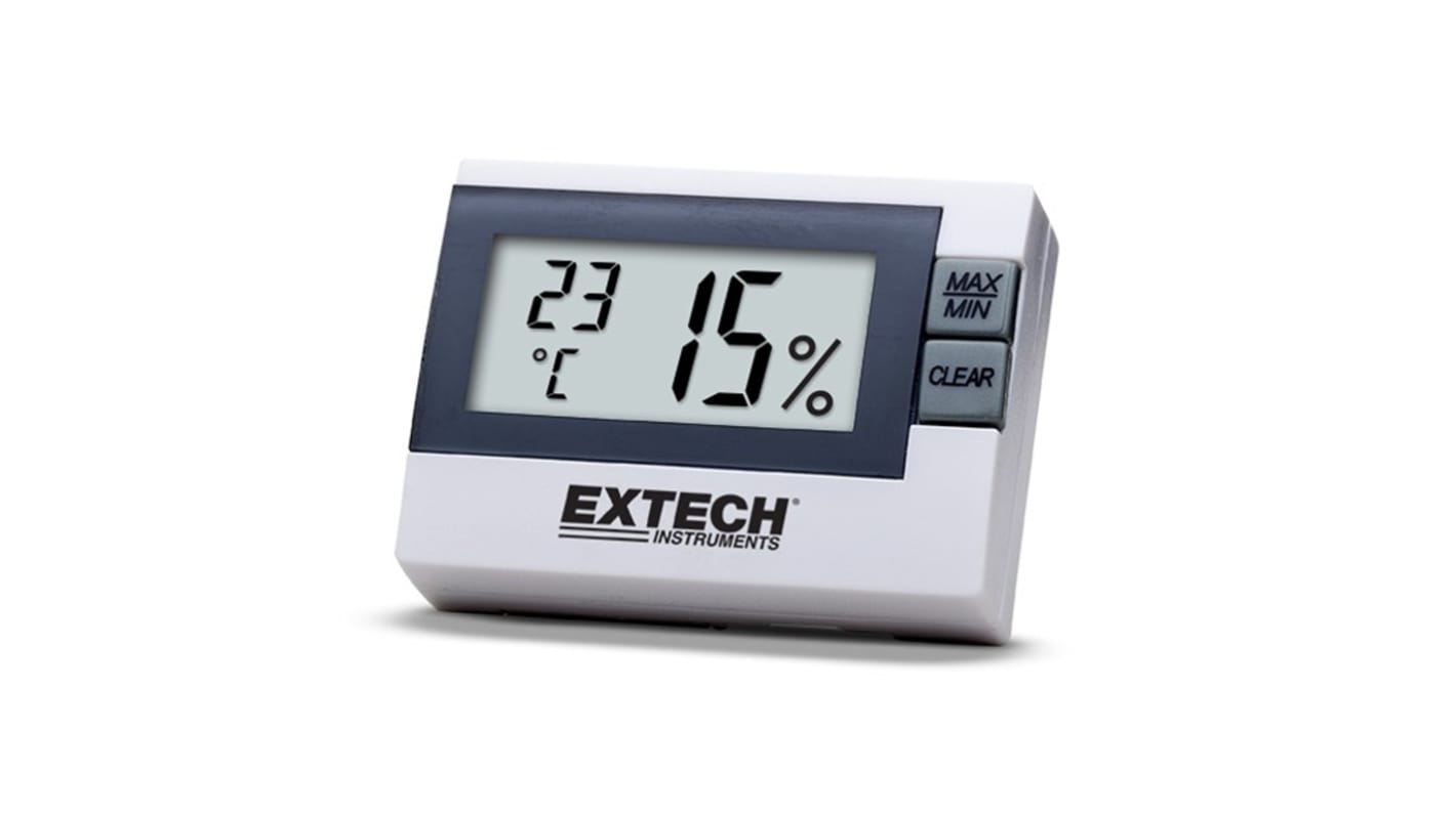 Thermomètre hygromètre Extech RHM16, +60°C max., 99%HR max.