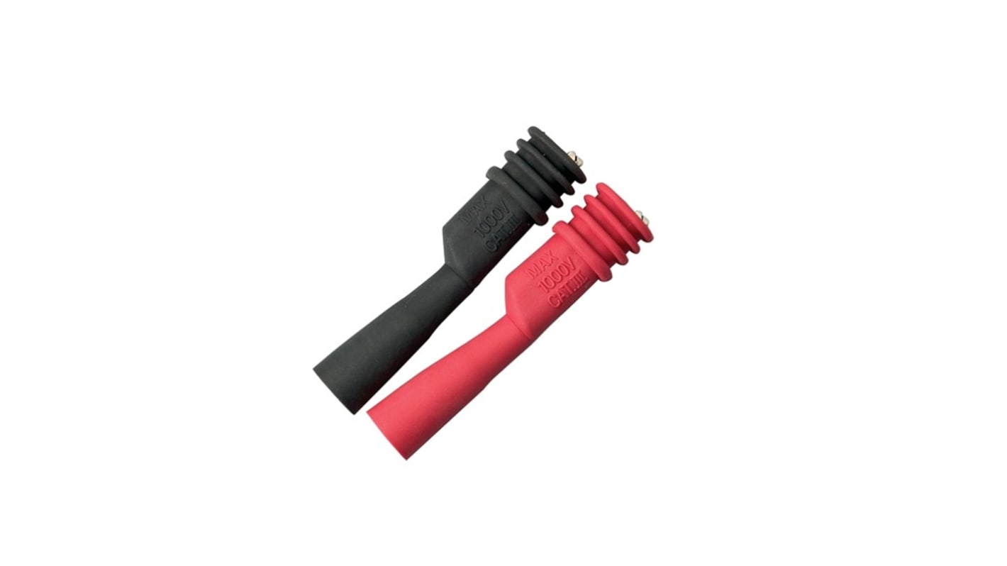 Extech Alligator Clip Alligator Clip Connection, Black, Red