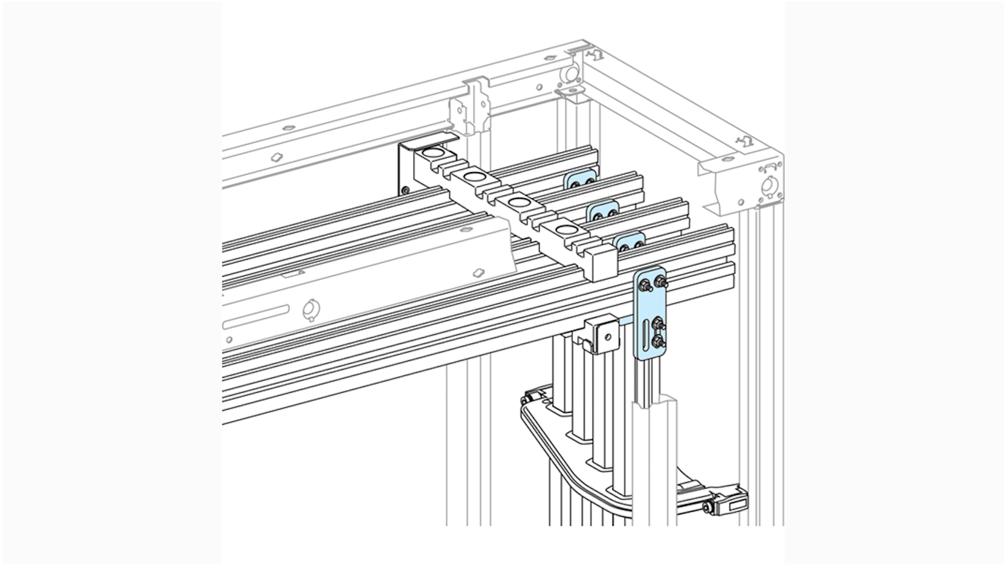 Schneider Electric Steckverbinder, 140 x 50 x 4mm, für PrismaSeT PrismaSeT P-Gehäuse Linergy