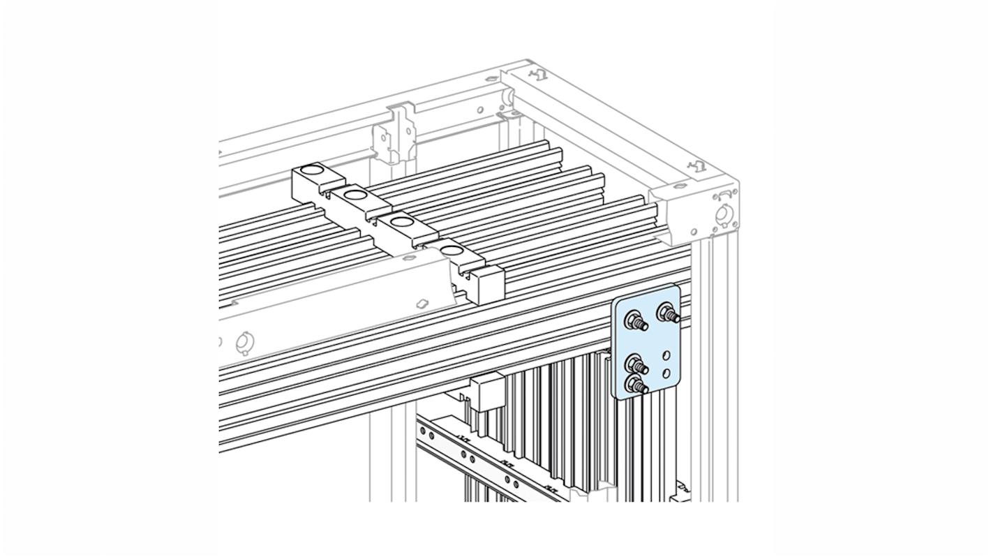 Kit di accessori per Barra collettrice Linergy, 140 x 130mm