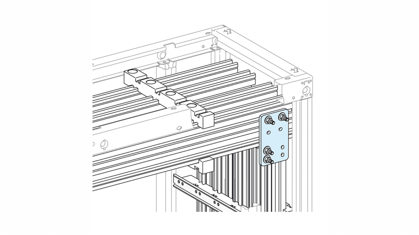 Kit de accesorios Schneider Electric serie Linergy, 170 x 100mm, para usar con PrismaSeT Carcasa PrismaSeT P