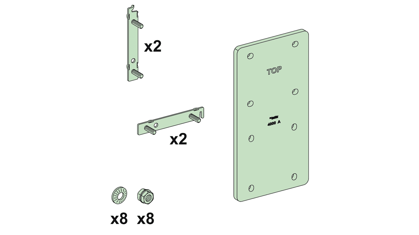 Schneider Electric Linergy Series Accessory Kit for Use with PrismaSeT PrismaSeT P Enclosure, 290 x 150mm