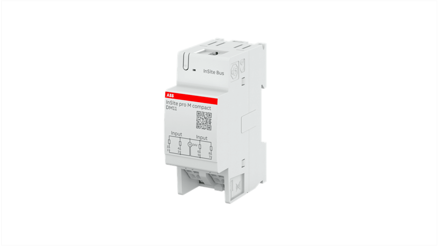 Módulo digital de E/S ABB 2CCG000245R, para usar con Función de comunicación y medición, 4 entradas, 4 salidas