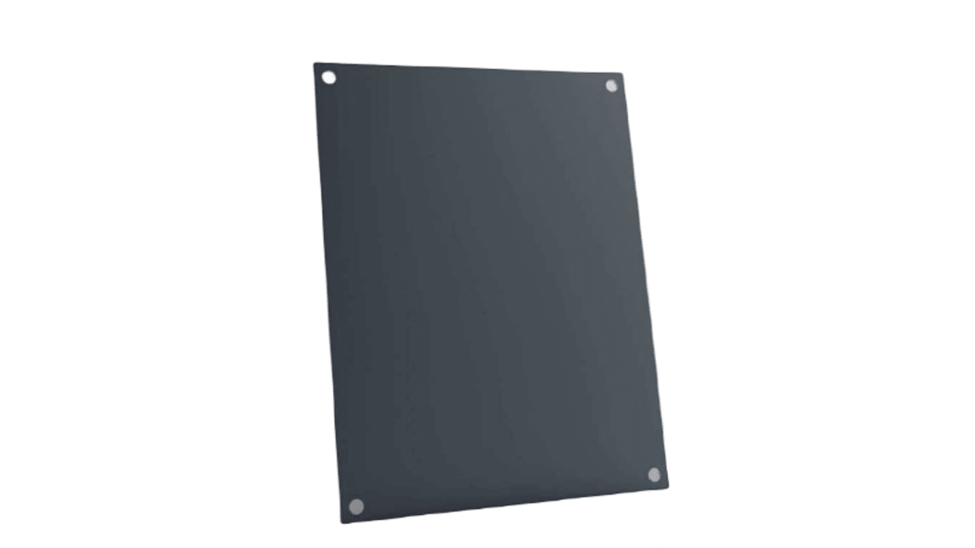 HellermannTyton PBM Series Metal Mounting Plate, 262 x 198 x 2mm