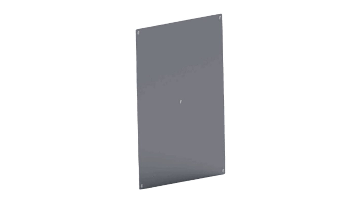 HellermannTyton PBM Series Metal Mounting Plate, 262 x 198 x 2mm