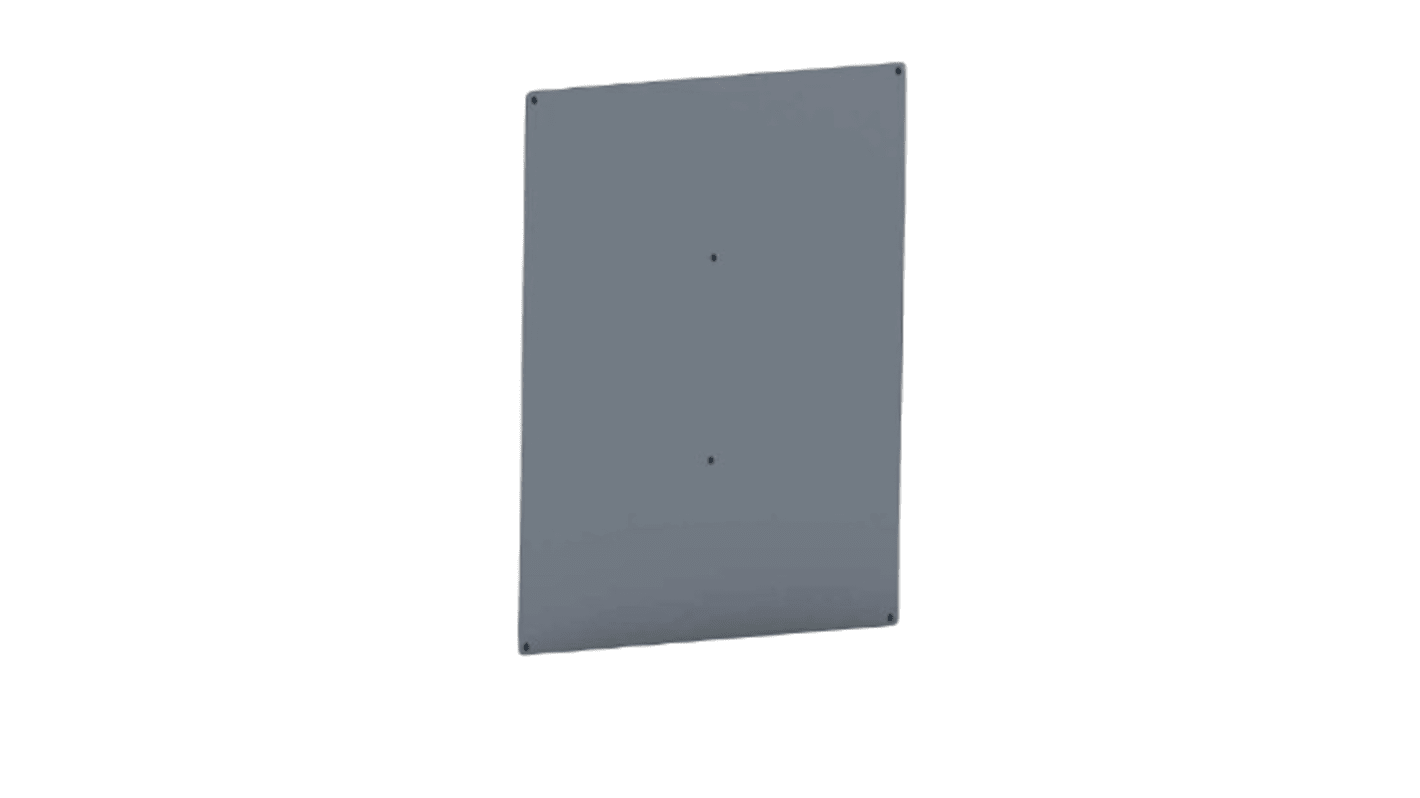 HellermannTyton PBM Series Metal Mounting Plate, 262 x 198 x 2mm