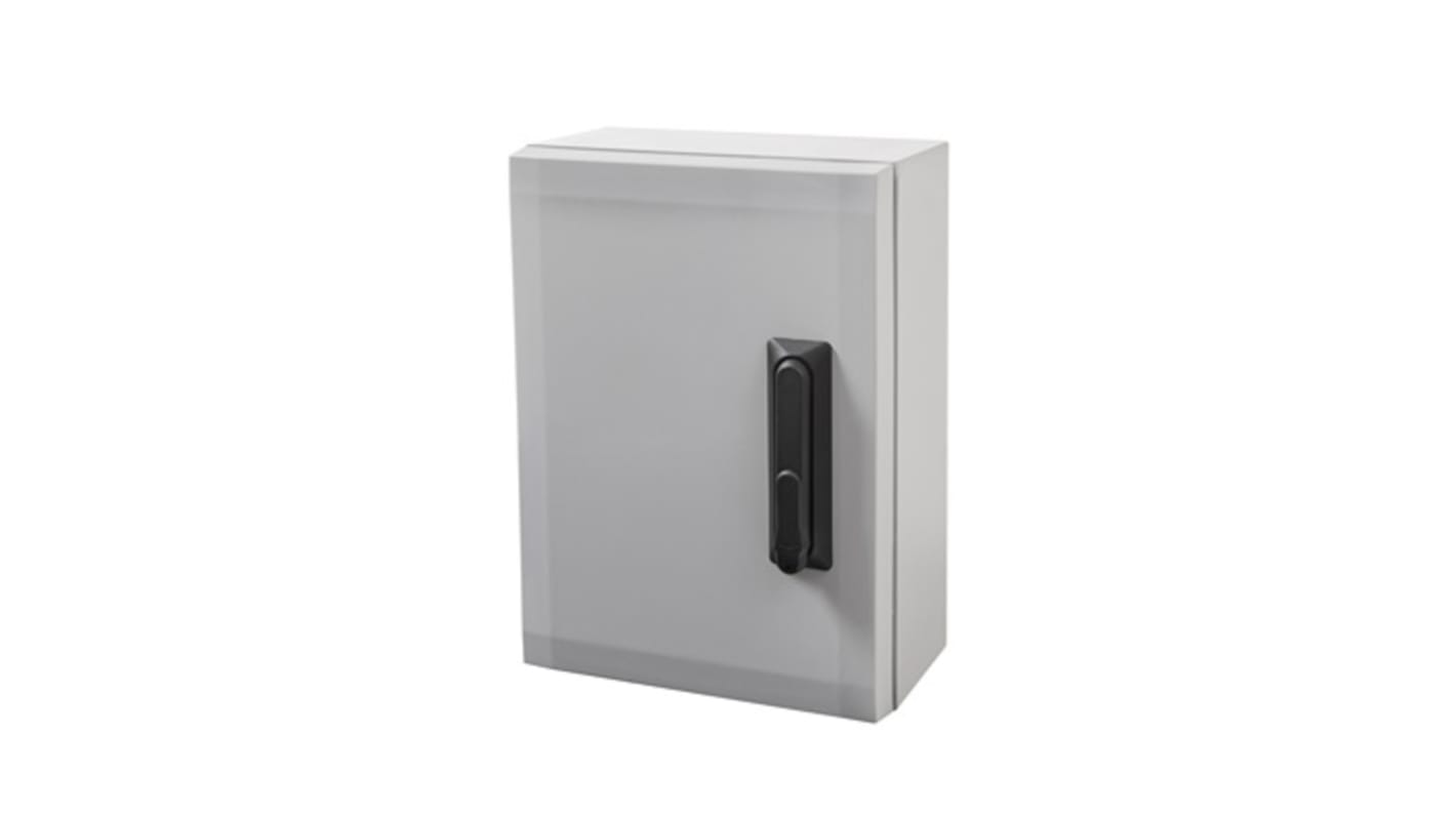 Fibox ARCA Series Light Grey Polycarbonate General Purpose Enclosure, IP66, IK10, Grey Lid, 300 x 400 x 150mm