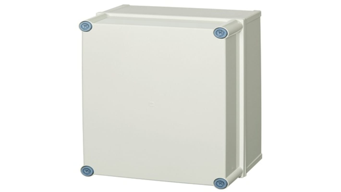 Fibox CAB Series Light Grey Polycarbonate General Purpose Enclosure, IP66, IP67, IK08, Grey Lid, 400 x 300 x 230mm