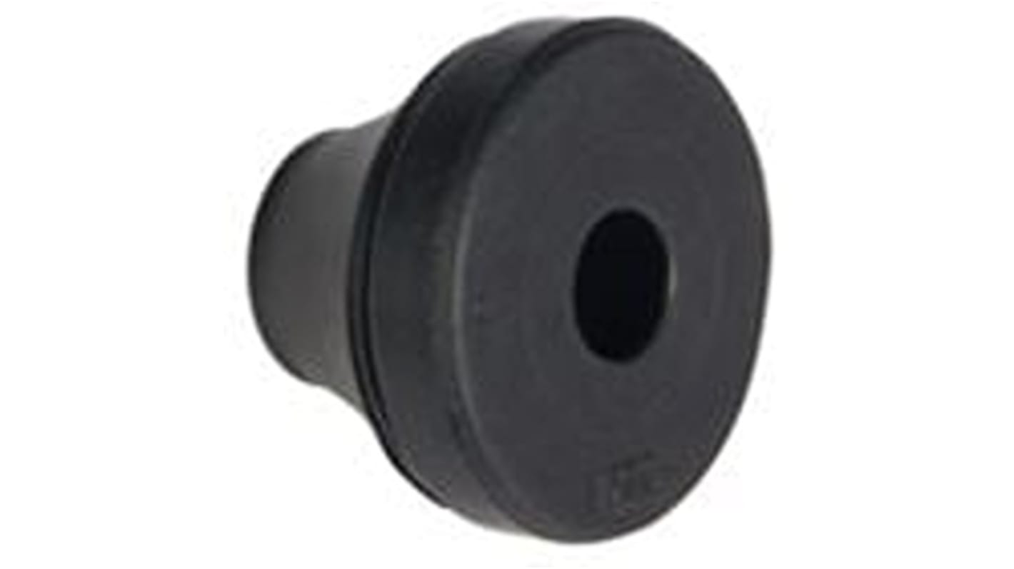 Fibox FEM Series Black Chloroprene Cable Gland, M40 Thread, 19mm Min, 28mm Max, IP67
