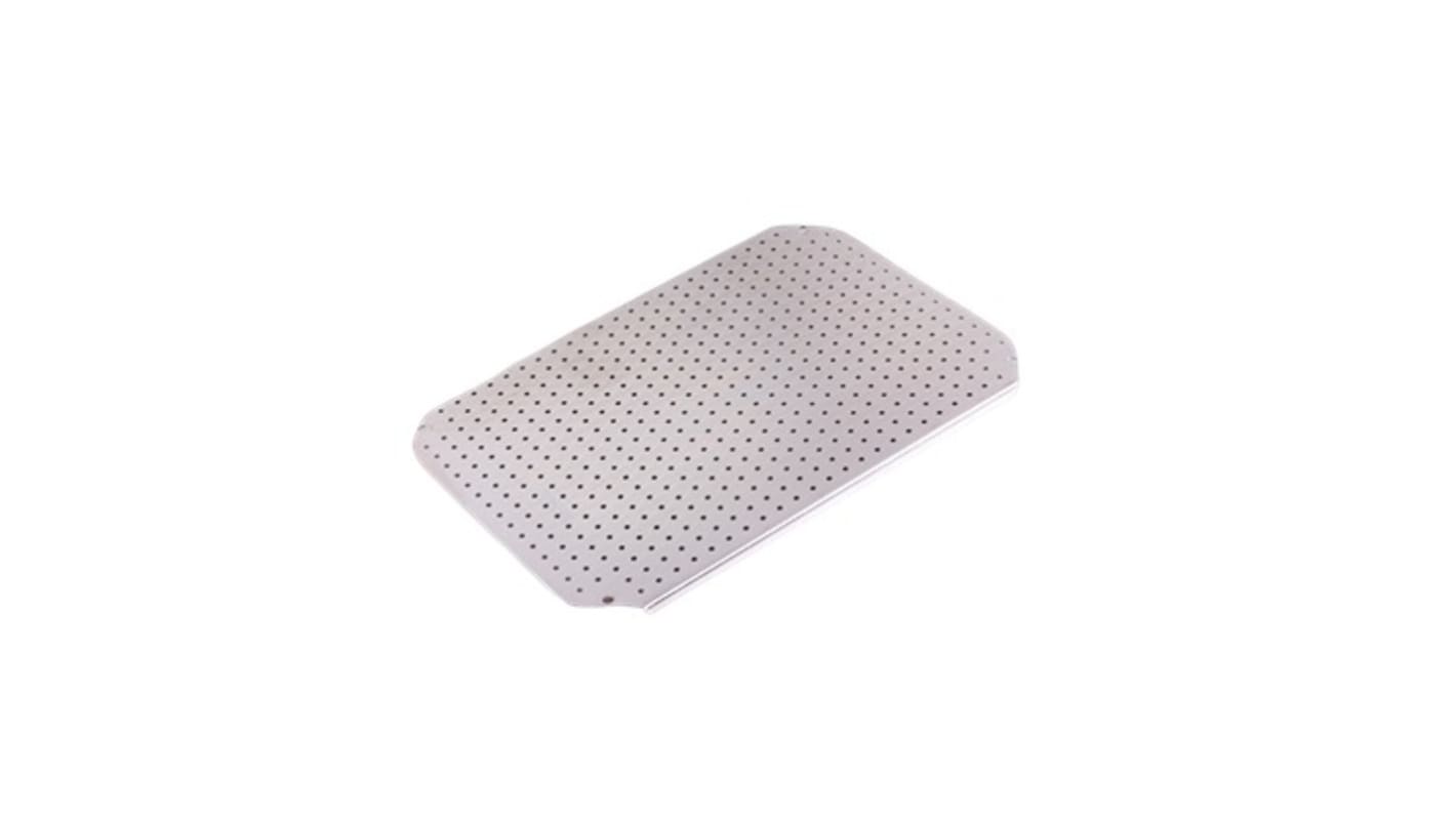 Fibox MPMP Series Galvanised Steel Mounting Bracket, Mounting Plate for Use with Enclosures, 350 x 250 x 2mm