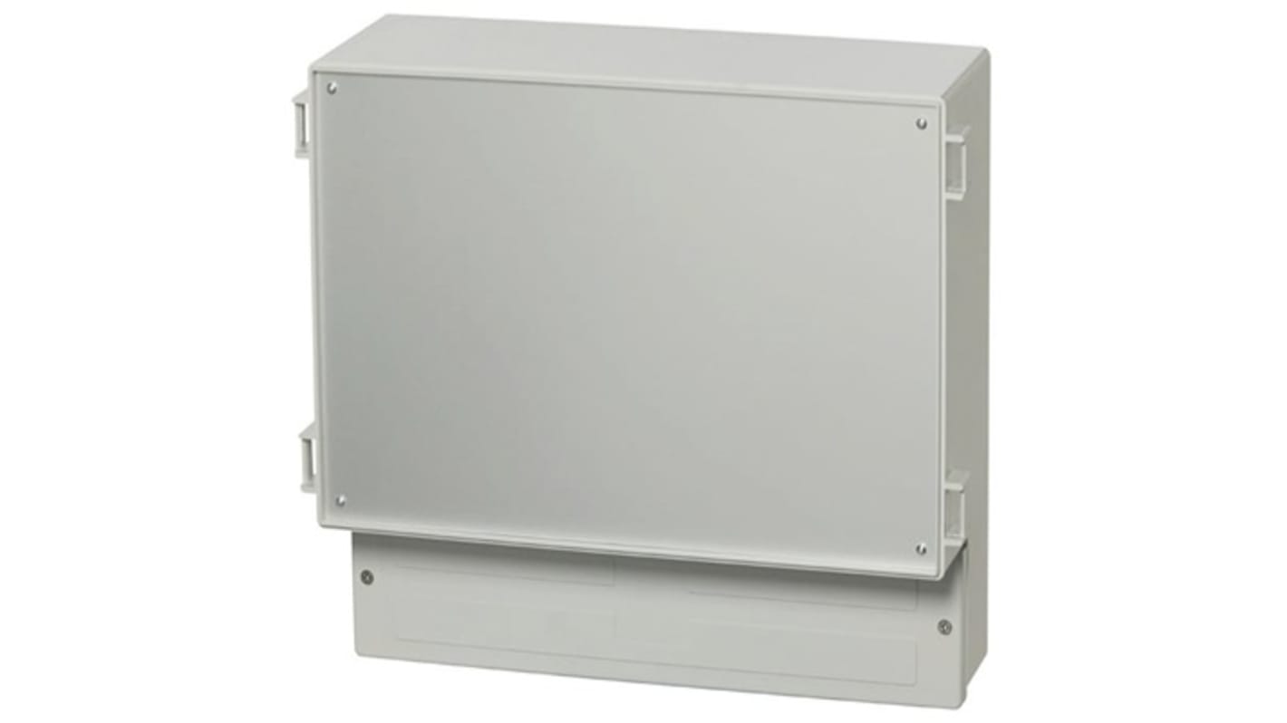 Caja de uso general Fibox de Policarbonato Gris claro, 383 x 316 x 134mm, IP65