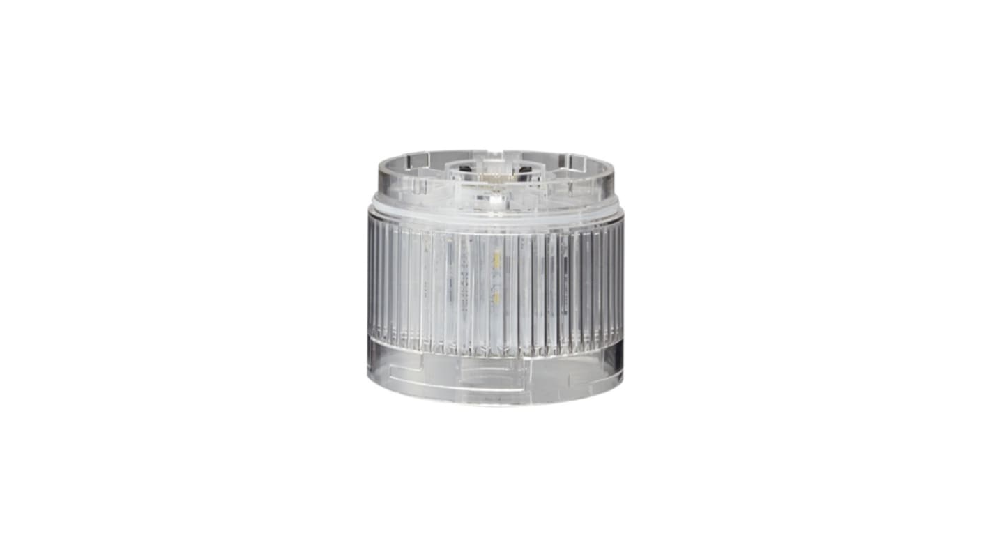 Patlite LR6 Series Clear Light Module for Use with Signal Tower, LED Bulb, DC, IP65