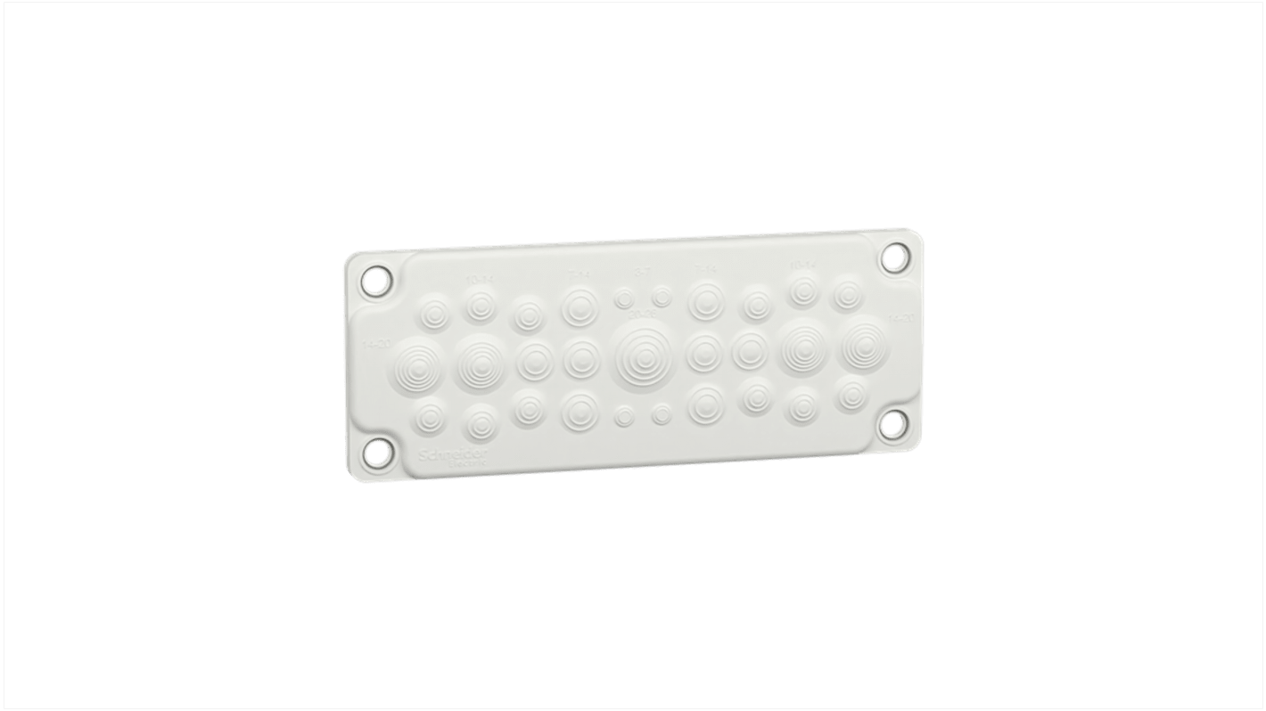 Schneider Electric Anschlussplatte, 180 x 300mm, für PrismaSeT PrismaSeT G Stopfbuchsenplatte PrismaSeT G