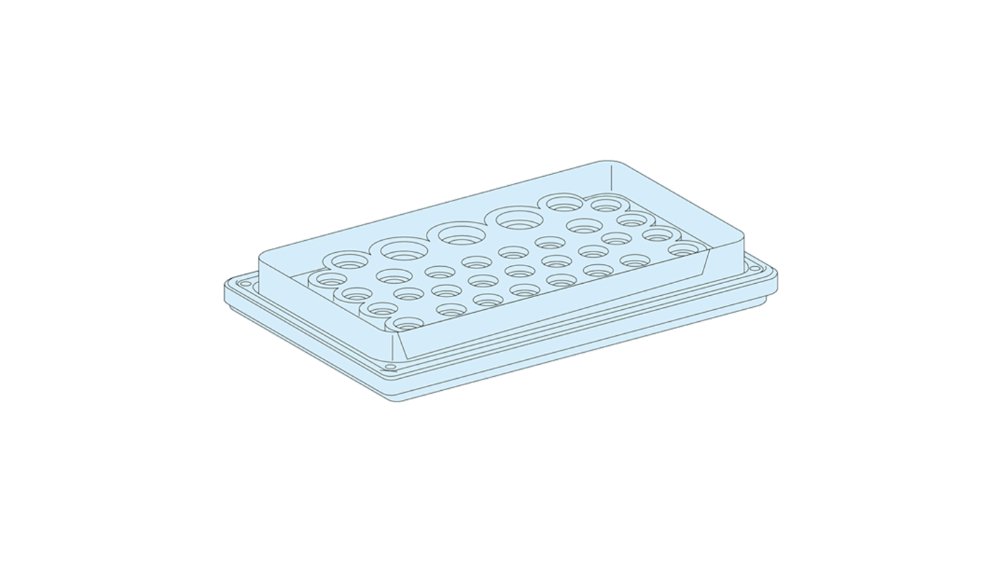 PrismaSeT G Series Gland Plate for Use with PrismaSeT PrismaSeT G Enclosure, 180 x 600mm