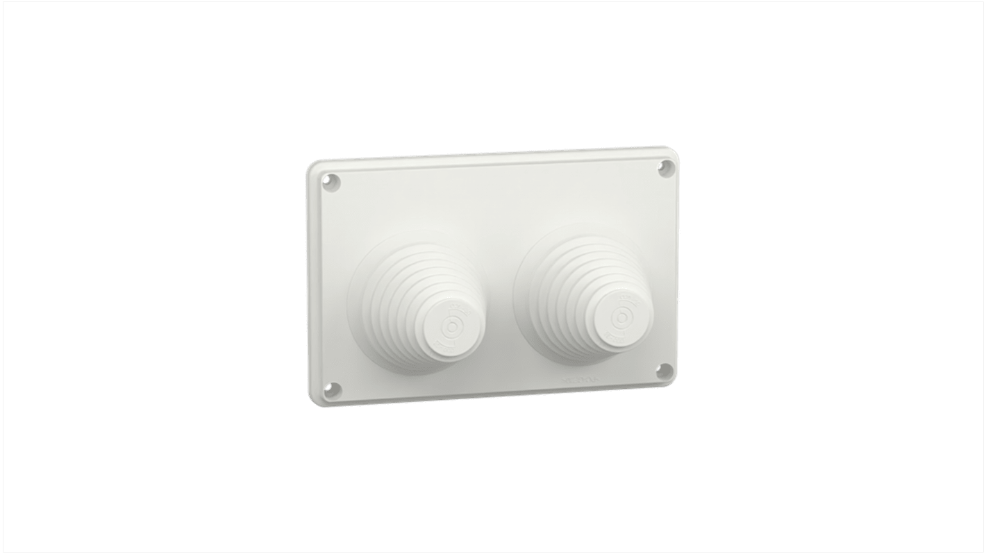 Placa de Casquillo Schneider Electric serie PrismaSeT G, 600 x 180mm, para usar con Carcasa PrismaSeT PrismaSeT G