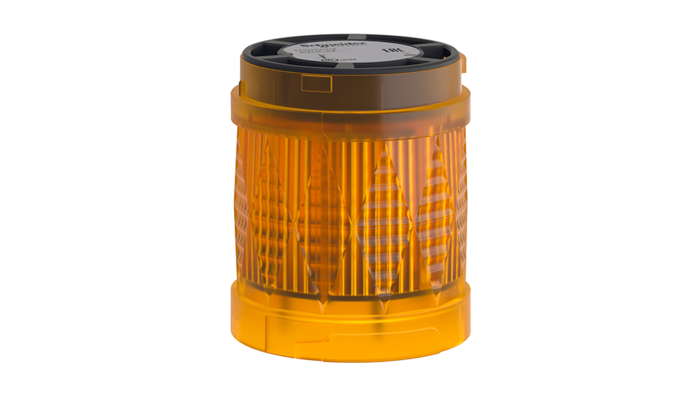 Columna de señalización Schneider Electric Harmony XVU, LED, con 1 elemento Naranja, 24 V