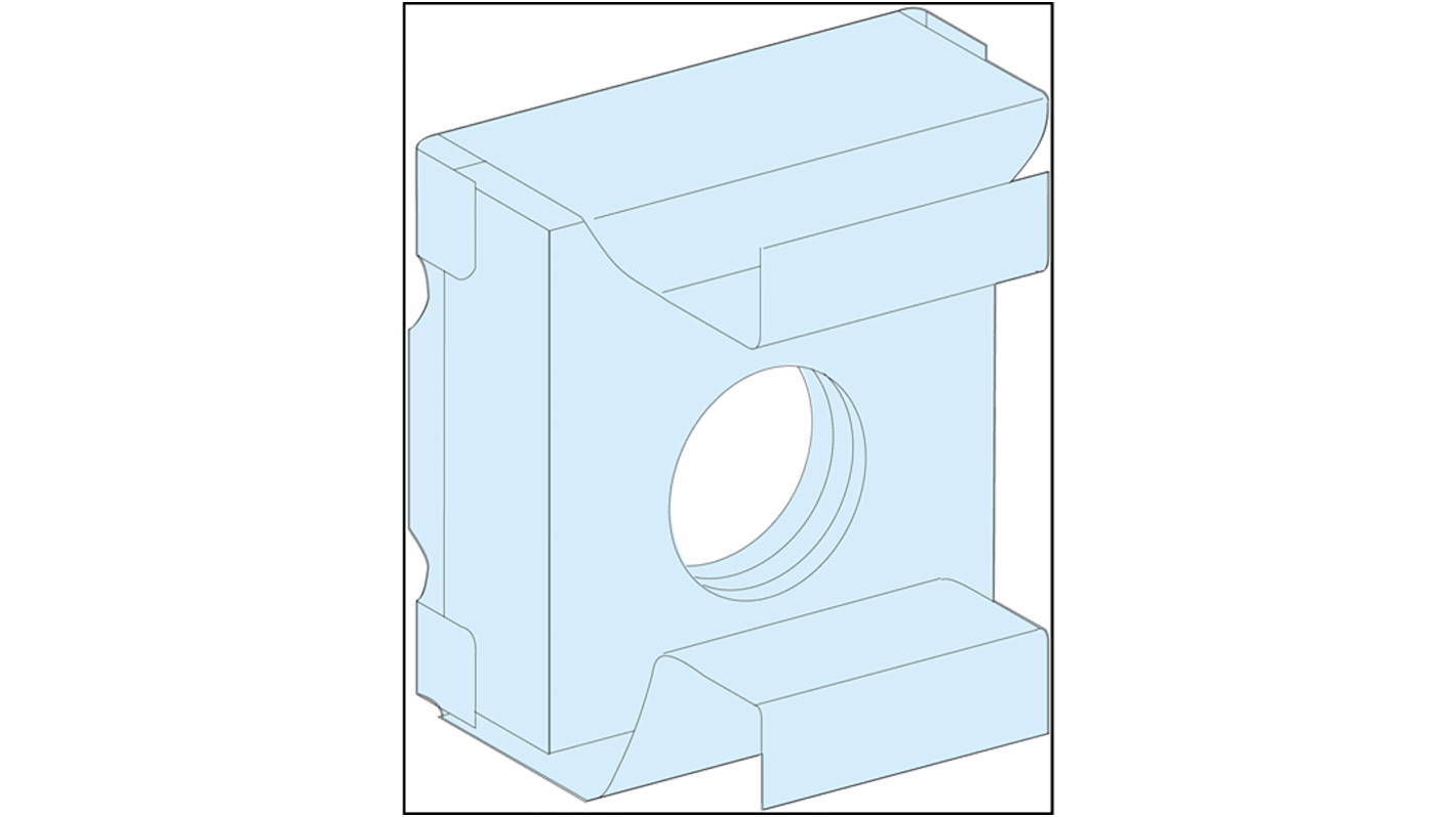 PrismaSeT Series Clip Nut for Use with PrismaSeT G Mounting Plate, PrismaSeT P Cubicle