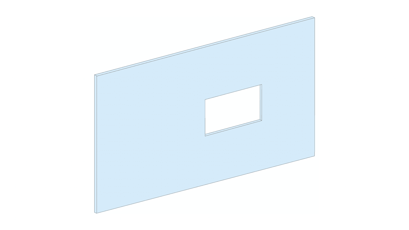 PrismaSeT Series Steel Front Plate for Use with PrismaSeT P Cubicle ComPact INV320...400, 500 x 500mm