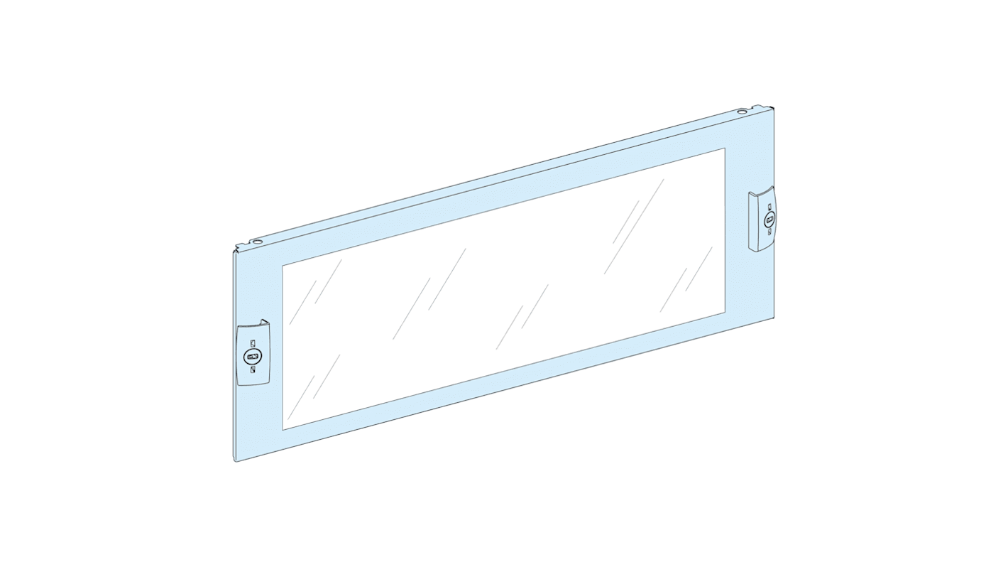 PrismaSeT Series Glass Front Plate for Use with PrismaSeT PrismaSeT G Enclosure, PrismaSeT PrismaSeT P Cubicle, 500 x