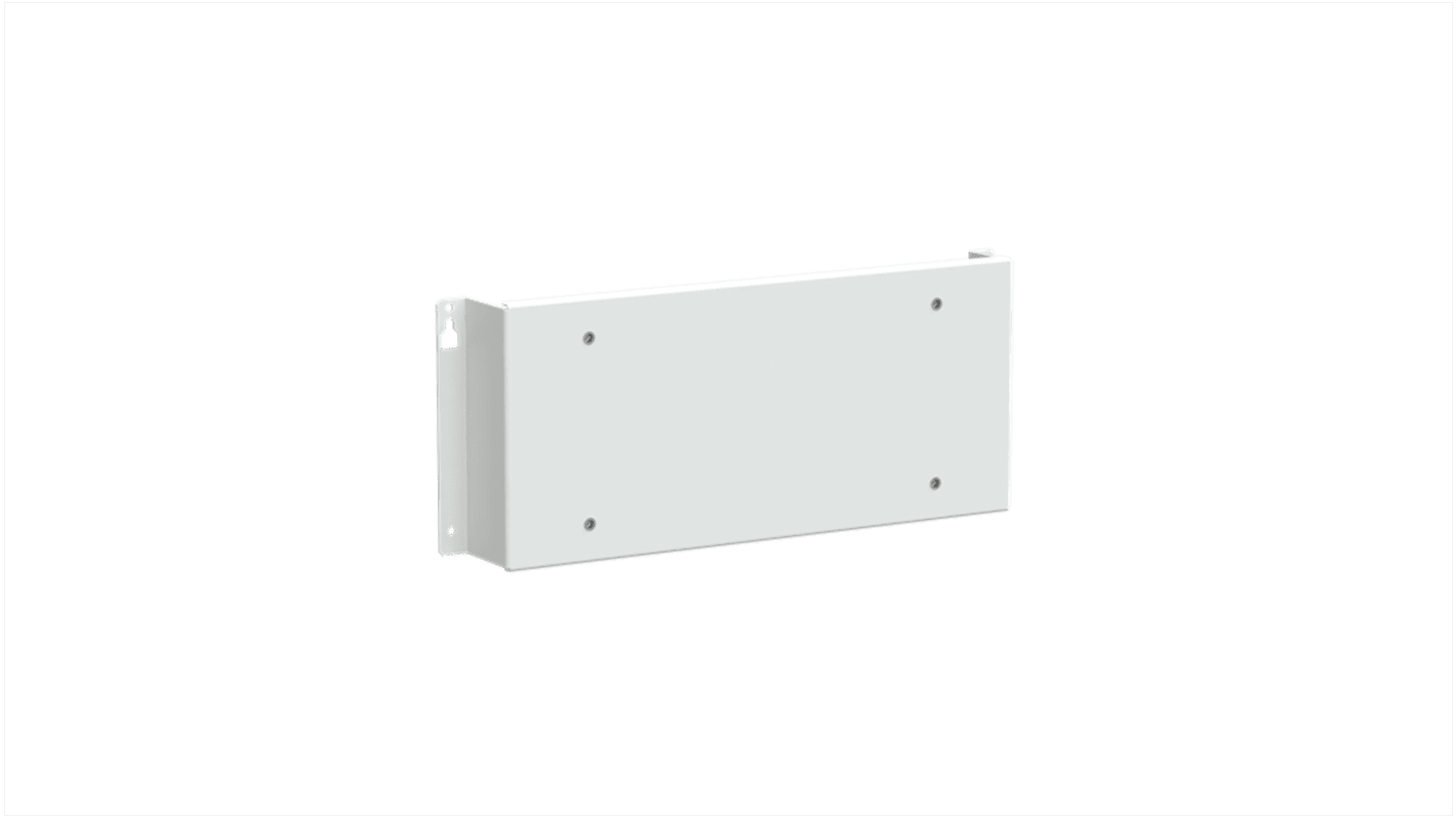 Placa de Montaje Schneider Electric serie PrismaSeT de Acero Inoxidable, 470 x 185mm, para usar con Mampara PrismaSeT