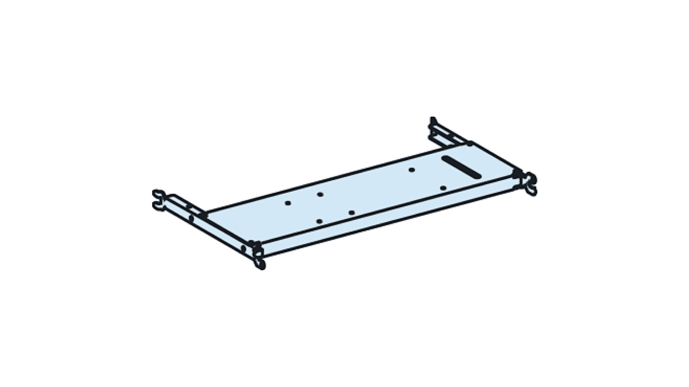 PrismaSeT Series Sheet Steel Mounting Plate for Use with PrismaSeT G enclosure, PrismaSeT P Cubicle