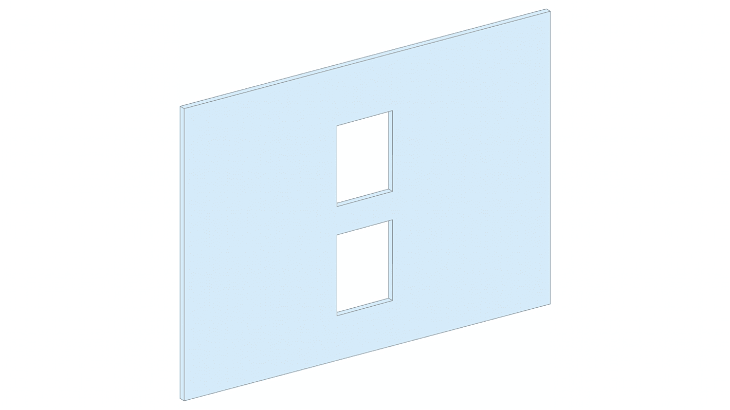 Schneider Electric Frontplatte, 500 x 500mm, für PrismaSeT PrismaSeT P Trennwand PrismaSeT P