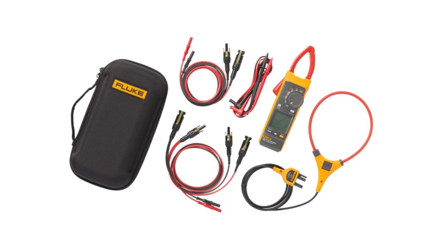 Fluke 5337394 Clamp Meter, 999.9A dc, Max Current 999.9A ac CAT III 1500V