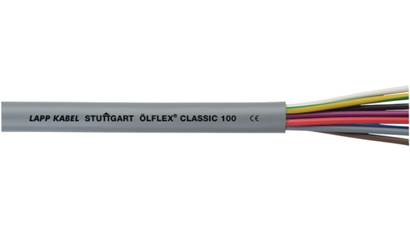 Lapp OLFLEX CLASSIC Multicore Cable, 4 Cores, 0.5 mm², YY, 50m, Grey PVC Sheath