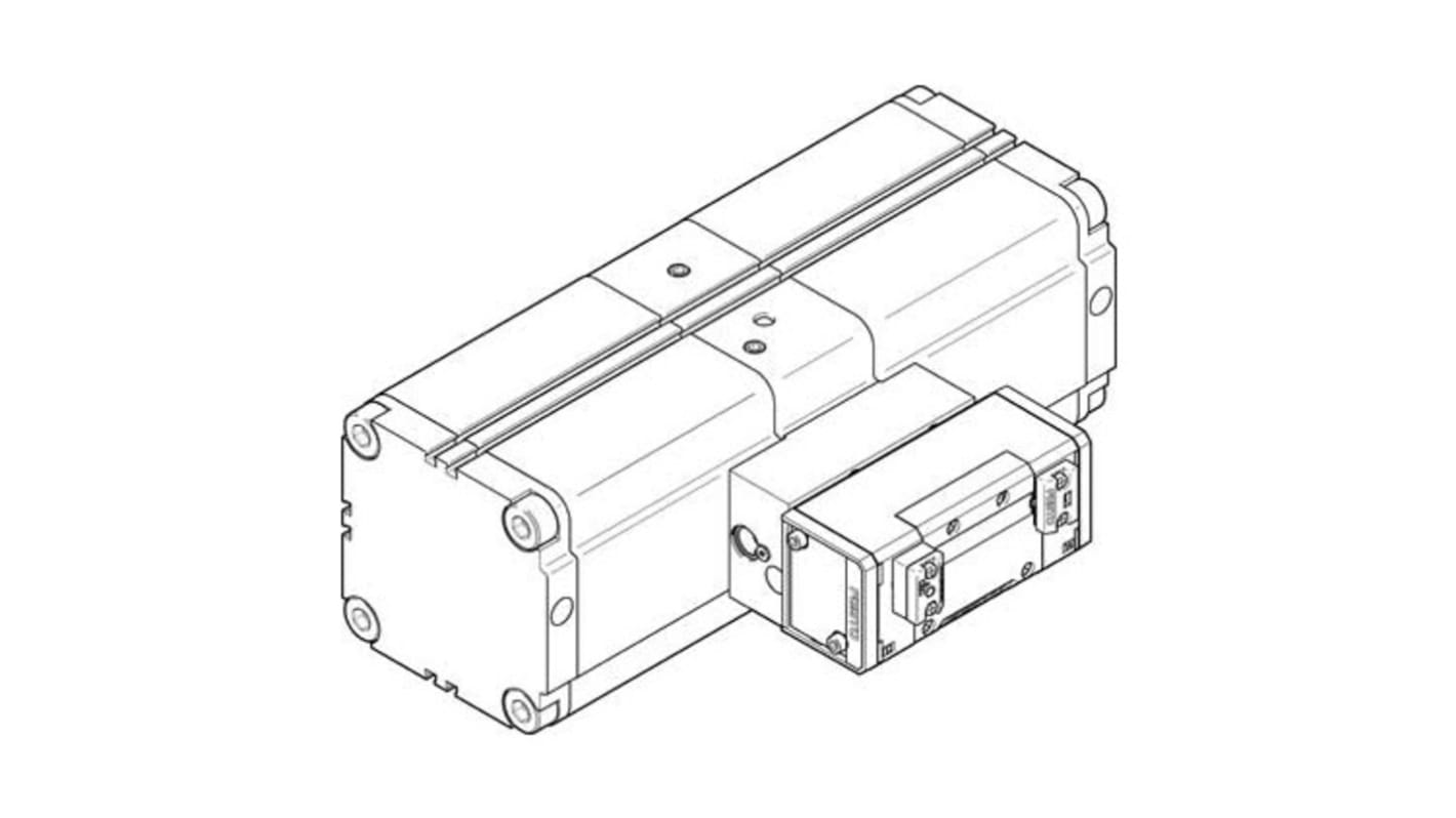 Regulador de impulso neumático Festo DPA-100-D, G 1/2
