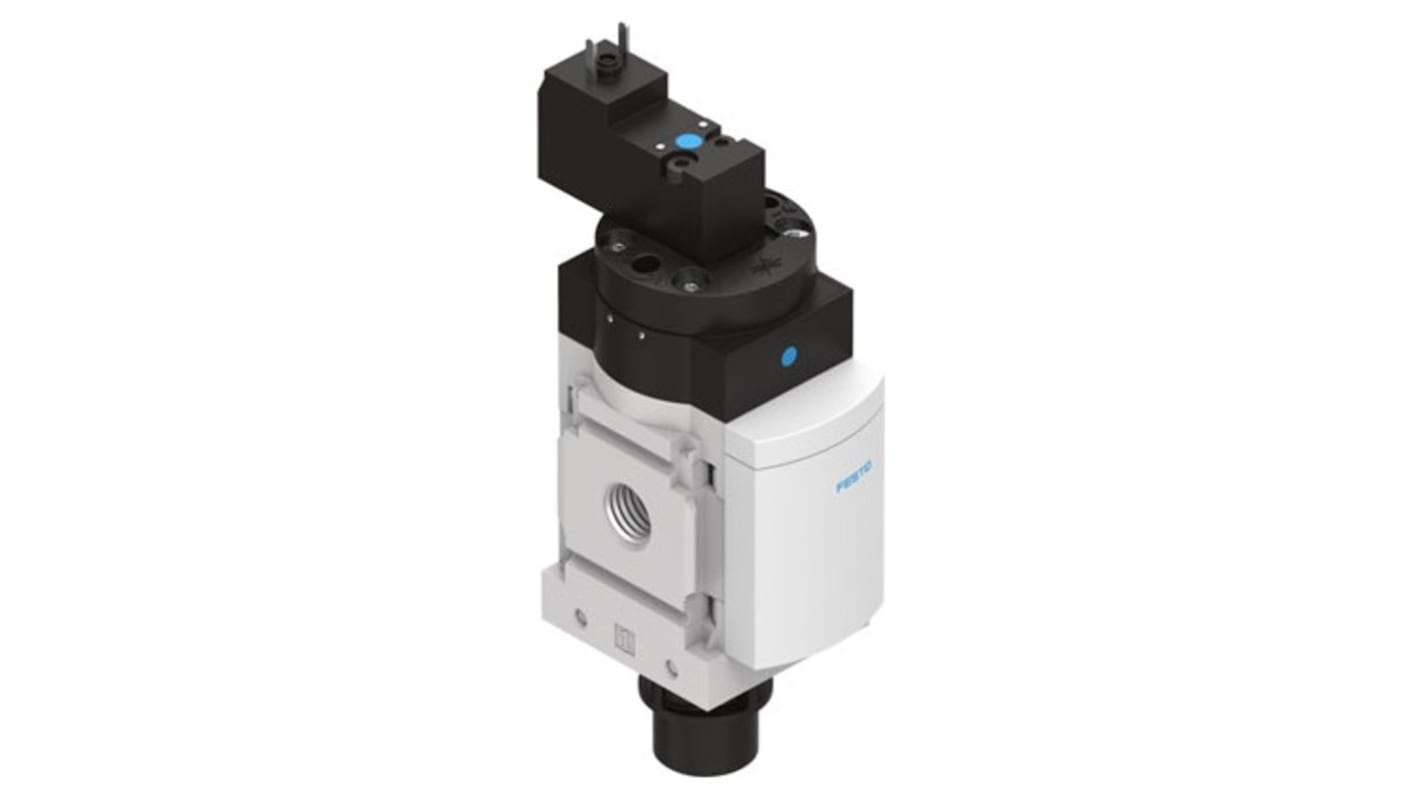 Festo On/off Pneumatic Solenoid Valve - Electrical G 1/4 MS Series