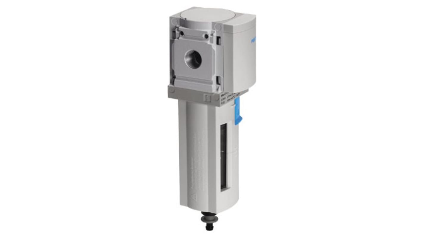 Festo MS series 40μm G 1/2 0bar to 20 bar Pneumatic Filter 4100L/min max with Manual drain