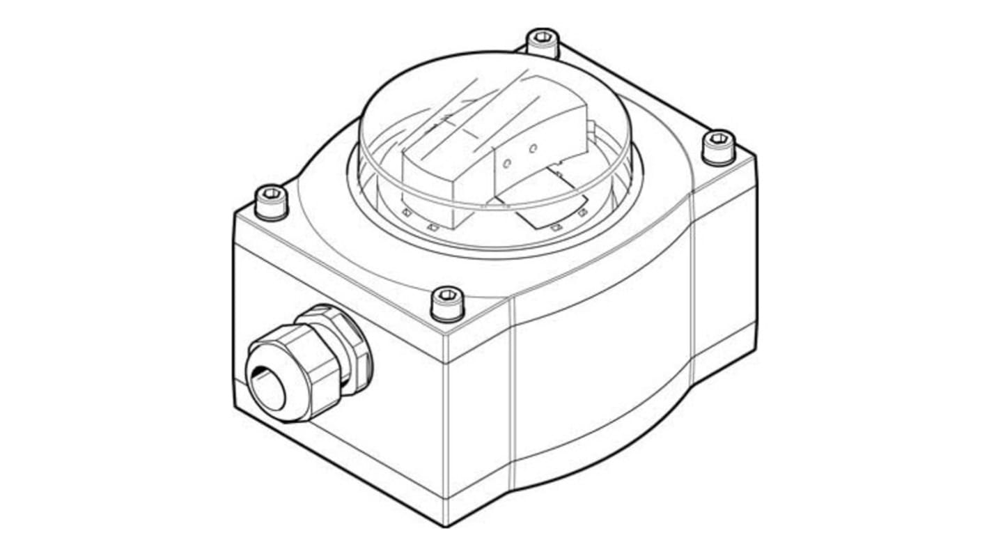 Interruptor neumático Festo SRAP-M-CA1-BB270-1-A-TP20, Caja de sensores
