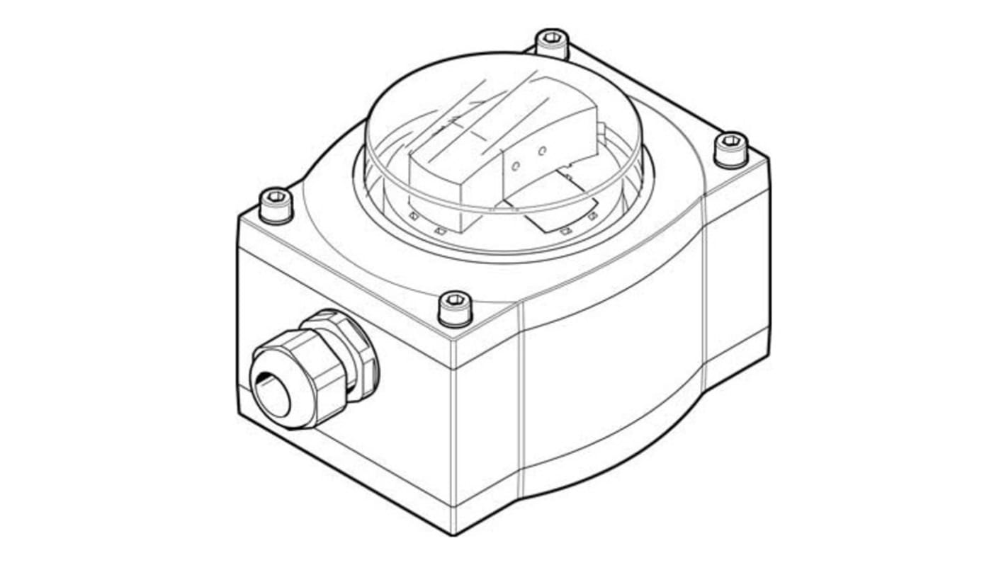 Interruptor neumático Festo SRAP-M-CA1-BB270-1-A-TP20-EX2, Eléctrico, Caja de sensores