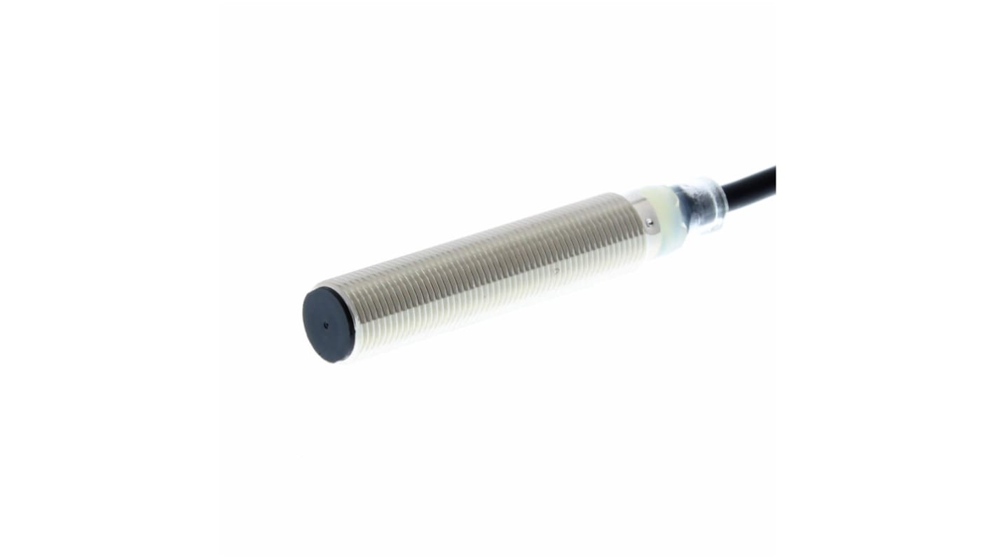 Omron E2E Series Inductive Barrel-Style Proximity Sensor, M12 x 1, 2 mm Detection, PNP Output