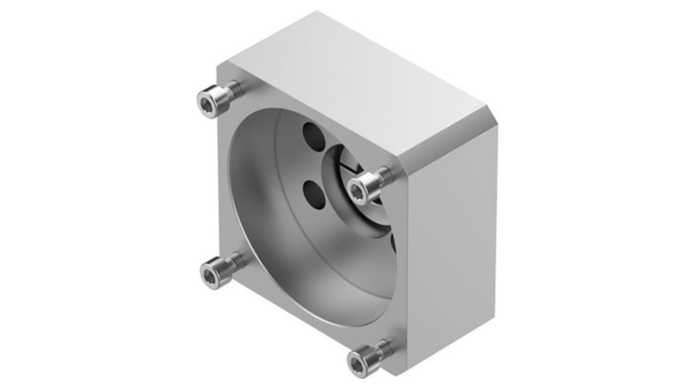 Pie axial Festo EAMM-A-N38-92RA, For Use With Cilindro neumático y actuador