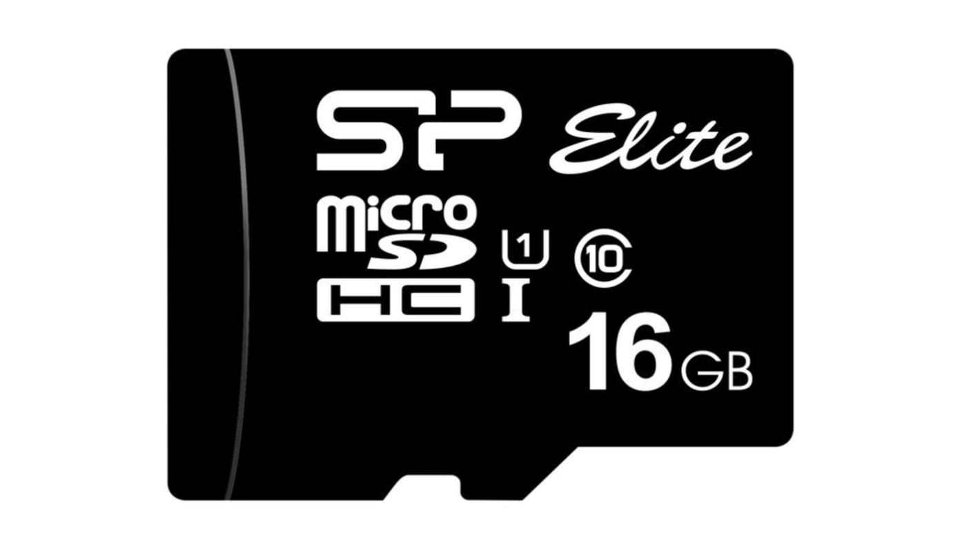 Silicon Power Elite MicroSD Micro SD Karte 16 GB Class 10, U1, UHS-I