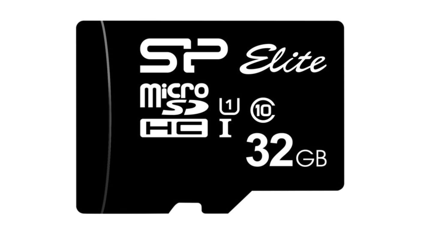 Silicon Power Elite MicroSD Micro SD Karte 32 GB Class 10, U1, UHS-I