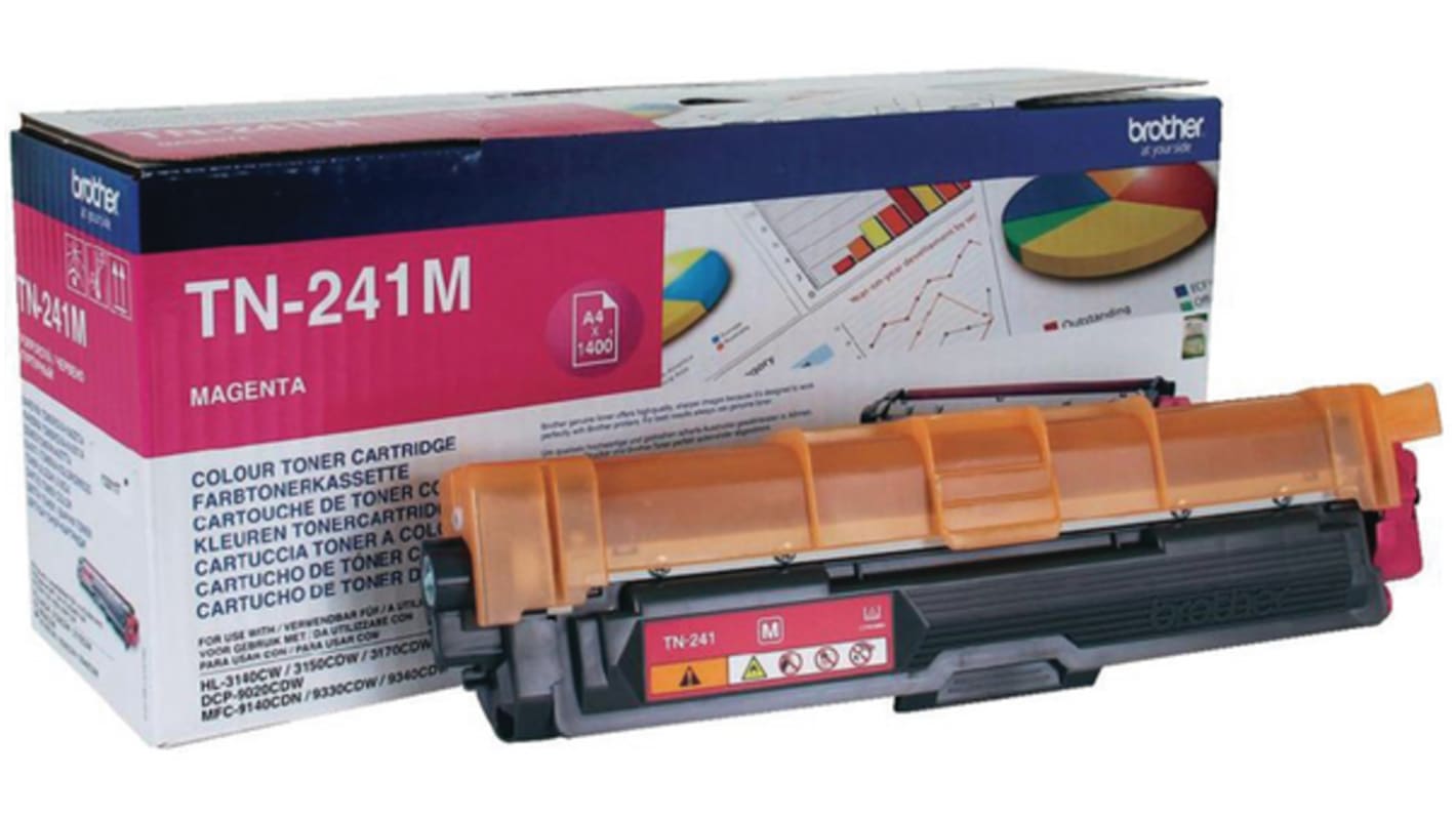 Brother TN-241M Magenta Toner, Brother Compatible