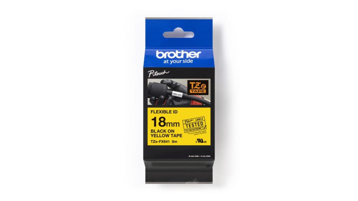 Páska do tiskárny štítků barva tisku černá pro různé modely tiskáren P-Touch Printers Brother