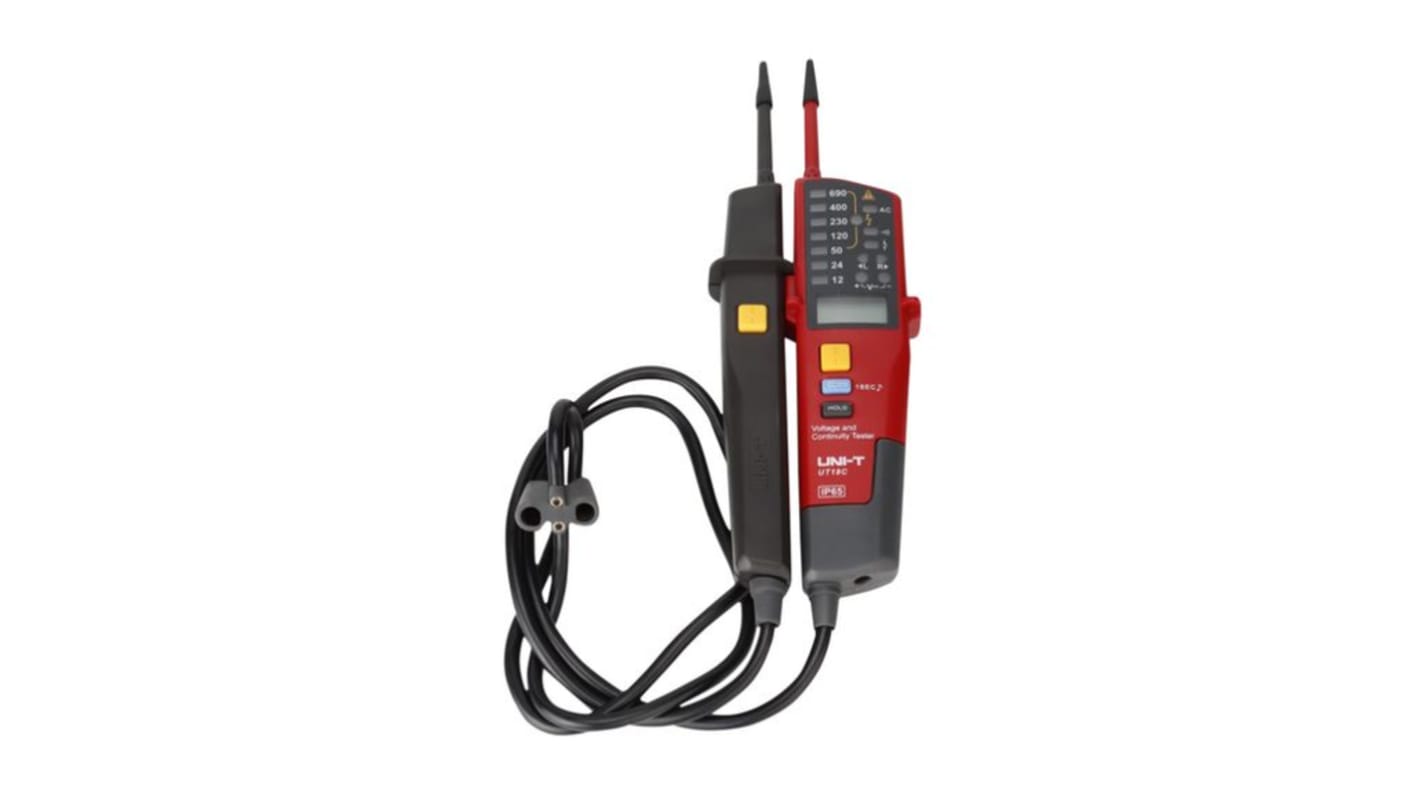 UNI-T UT18C, LCD Continuity Checker, 690V, Continuity Check, Battery Powered, CAT III 690 V, CAT IV 600 V