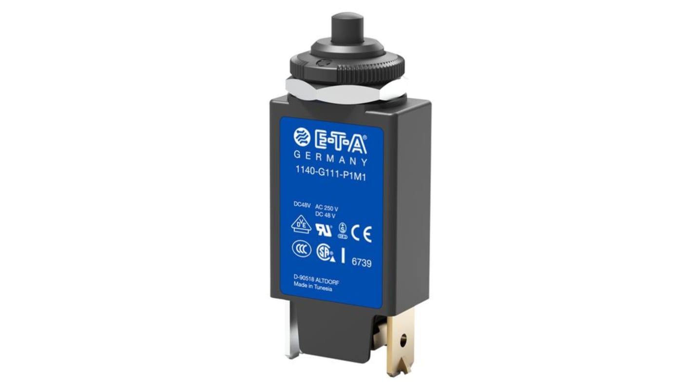 ETA Thermal Circuit Breaker - 1140, 6A Current Rating