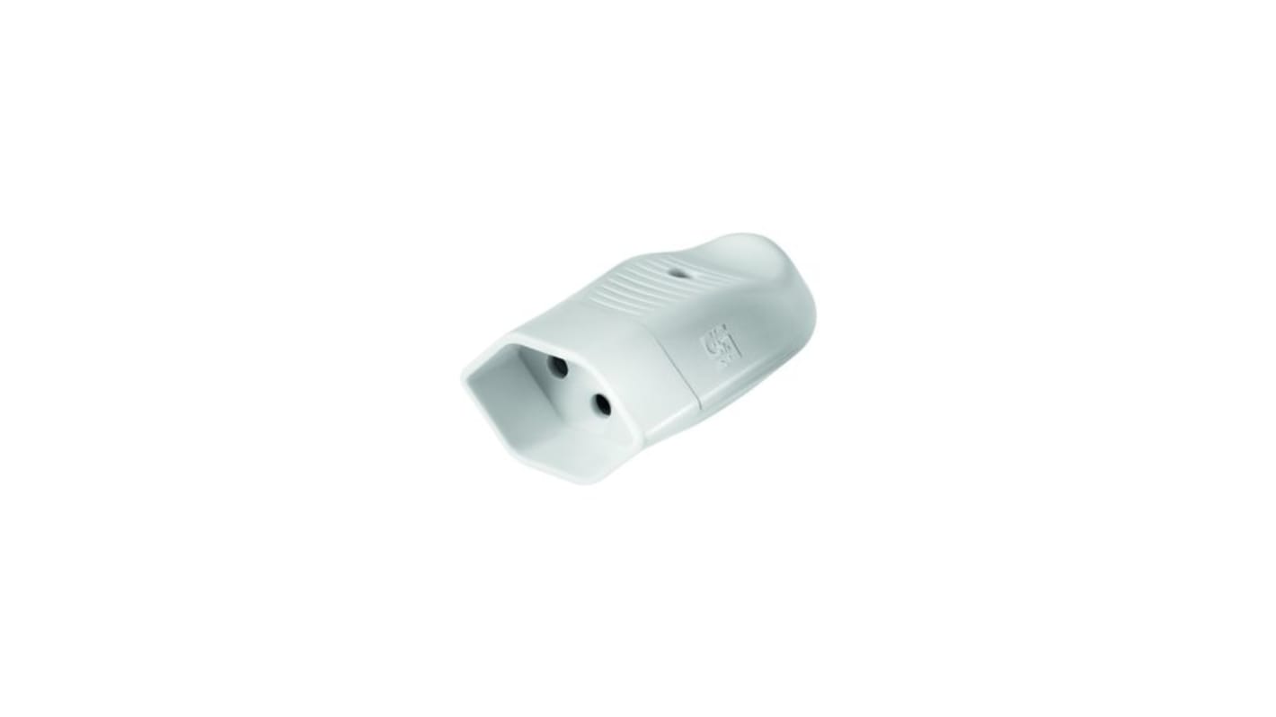 Adaptador de conector macho Steffen 250V, 10A, Tipo J