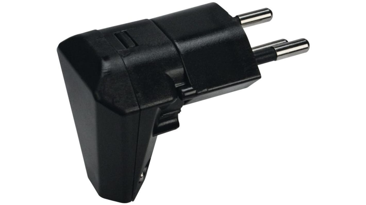 Adaptador de conector macho Steffen 250V, 10A, Tipo J