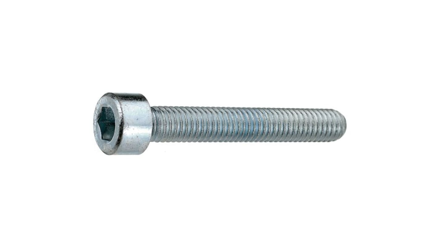 Bossard Hex Socket Hex Socket Cap Stainless Steel Machine Screw DIN 912, ISO 4762, M2.5x12mm